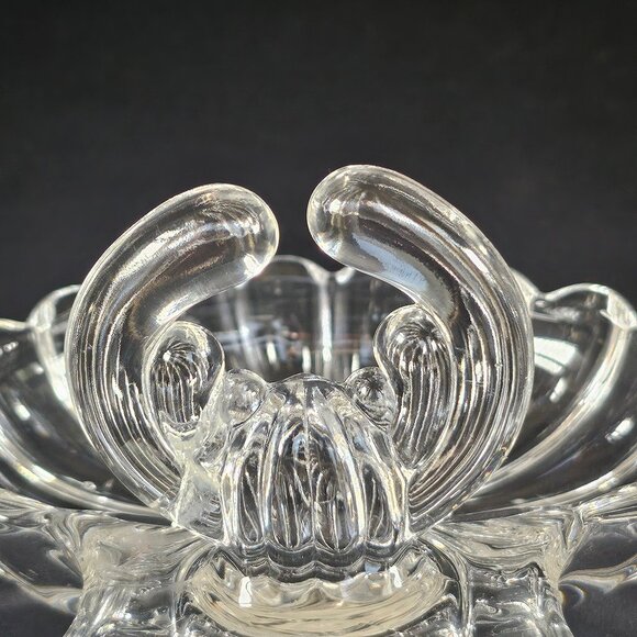 Heisey Marked Crystollite Handled Two Part Conserve Relish Dish 8.25" - Picture 6 of 11